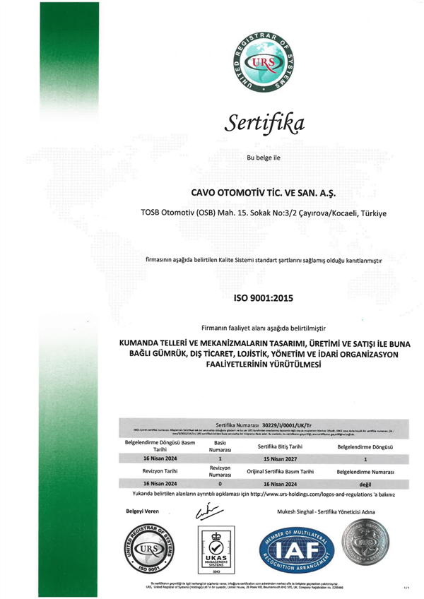 ISO 9001:2015